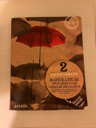 Matemáticas aplicadas a las Ciencias Sociales II.