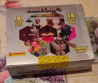 Caja de cartas coleccionables Minecraft Panini