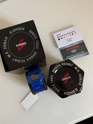 Casio G-Shock DW-5600SB-2 Skeleton Azul