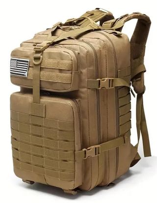 Mochila Táctica 50L Viaje Resistente