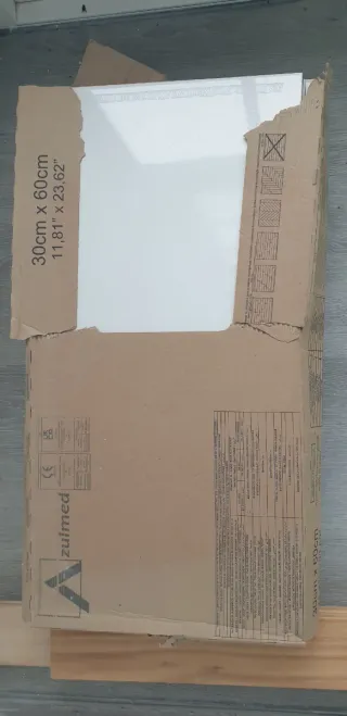 Cajas de baldosas blancas 30x60cm