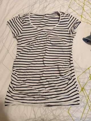 Camiseta premamá H&M rayas Talla M