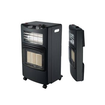 Estufa Híbrida Luz-Gas Plegable Kekai Hybrid New Slim 42x33x73 cm Estufa Gas 4200 W | Estufa Eléctrica 1260 W | 3 Niveles de Calor