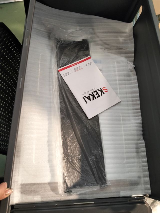 Estufa Híbrida Luz-Gas Plegable Kekai Hybrid New Slim 42x33x73 cm Estufa Gas 4200 W | Estufa Eléctrica 1260 W | 3 Niveles de Calor