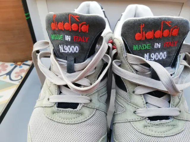 Diadora N9000 Made in Italy Gris
