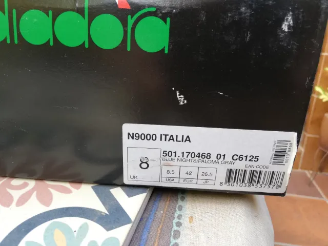 Diadora N9000 Made in Italy Gris