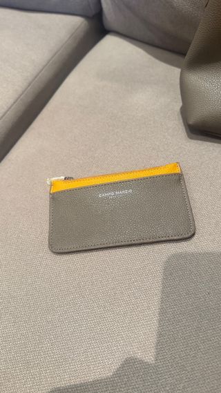 Borsa Campo Marzio grigia e gialla con portafoglio