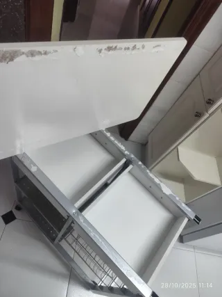 Carrito Auxiliar Cocina, con desperfectos