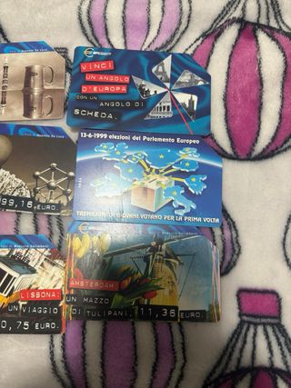 Schede telefoniche capitali d'Europa