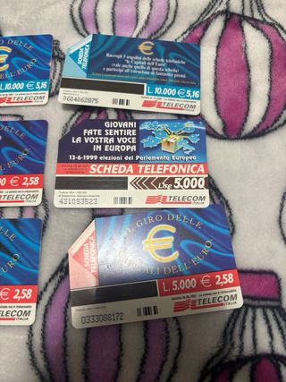 Schede telefoniche capitali d'Europa