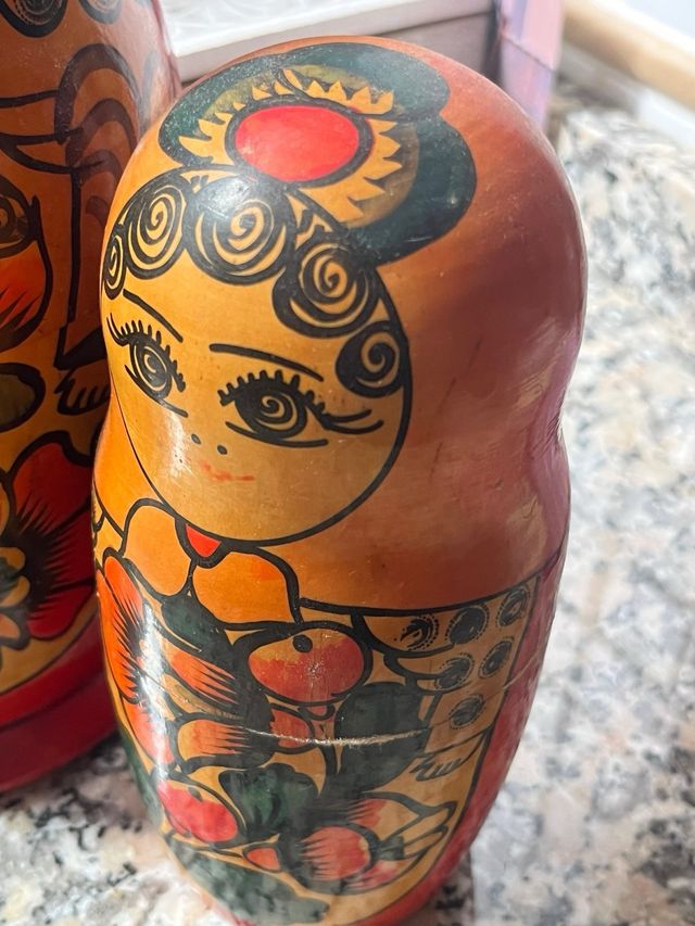 Muñecas Matrioska Rusas antiguas