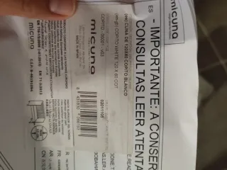 Cuna Copito blanca con dibujo de conejo