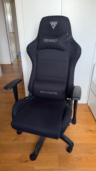 Silla Gamer XL Fuji Sense7 Tela Negra Fuji