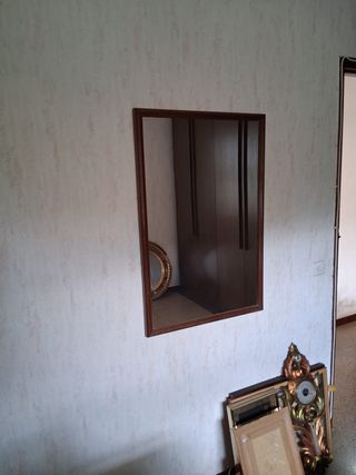 Espejo Vintage Madera y Cristal