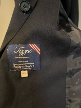 Chaqueta traje niño azul