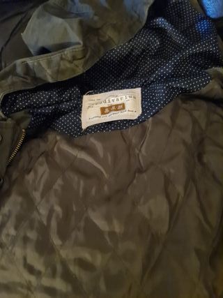 Parka Cazadora Stradivarius Talla S Verde