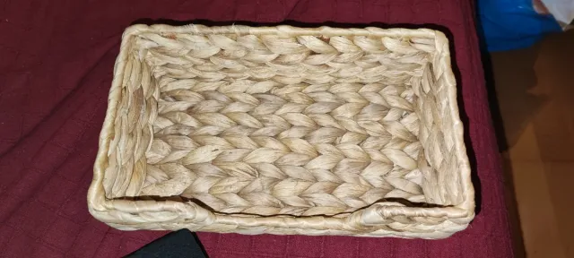 Servilletero mimbre IKEA