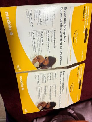 Medela Bolsas Almacenamiento Leche Materna x25