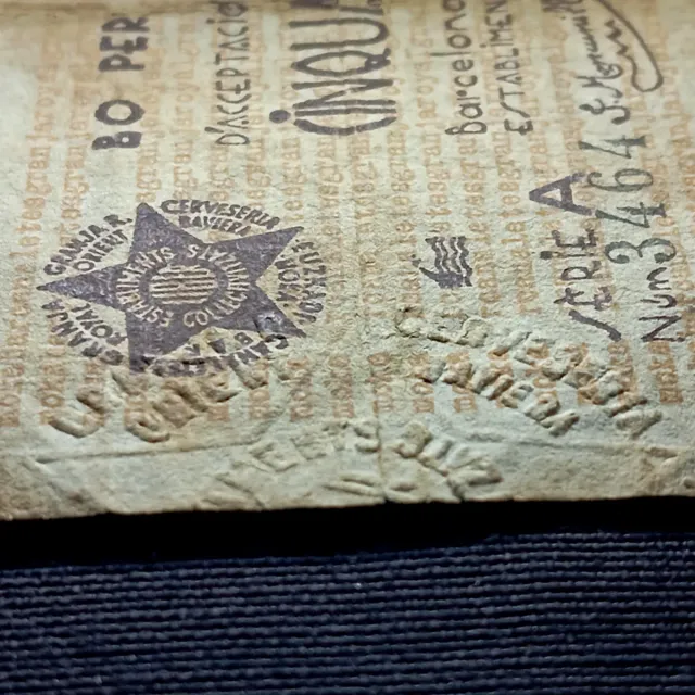 Liber. Barcelona, 1937. 50 cèntims