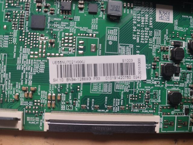 Placa mainboard TV Samsung + accesorios