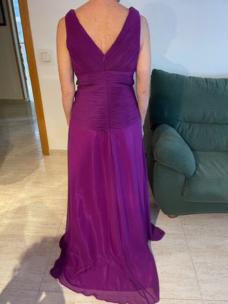 Vestido de fiesta morado