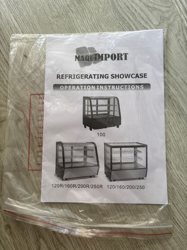 Vitrina Refrigerada Sobremesa Blanca