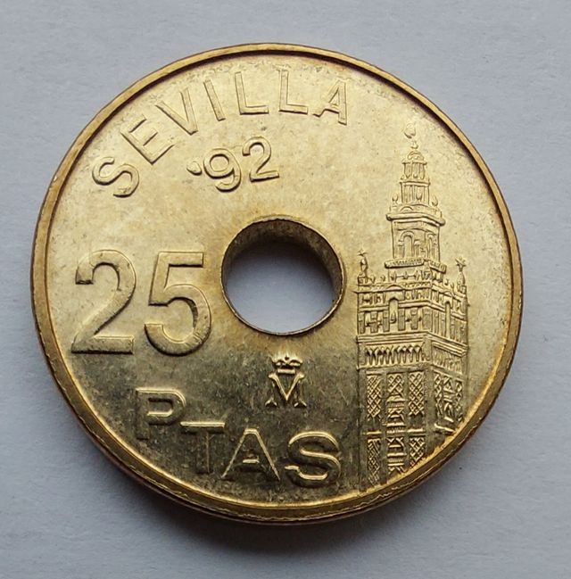 25 Pesetas 1992 Sevilla Giralda