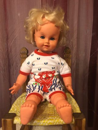 Bambola vintage altezza cm 60