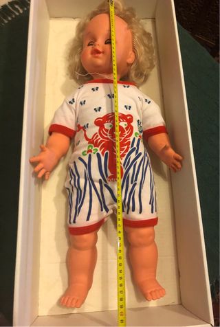 Bambola vintage altezza cm 60