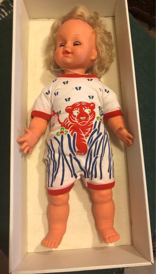 Bambola vintage altezza cm 60