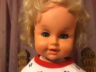 Bambola vintage altezza cm 60