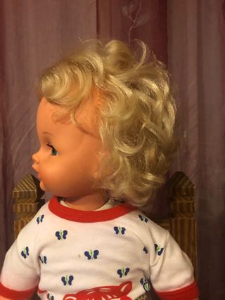 Bambola vintage altezza cm 60