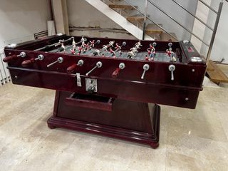 Futbolín maderas nobles  una joya  nuevo