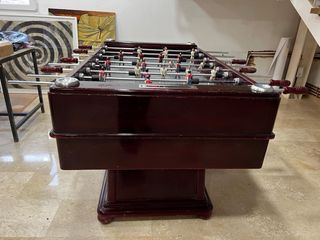 Futbolín maderas nobles  una joya  nuevo