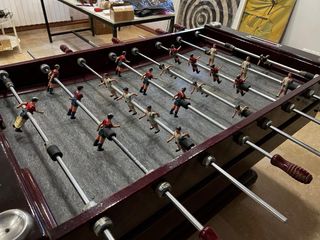 Futbolín maderas nobles  una joya  nuevo