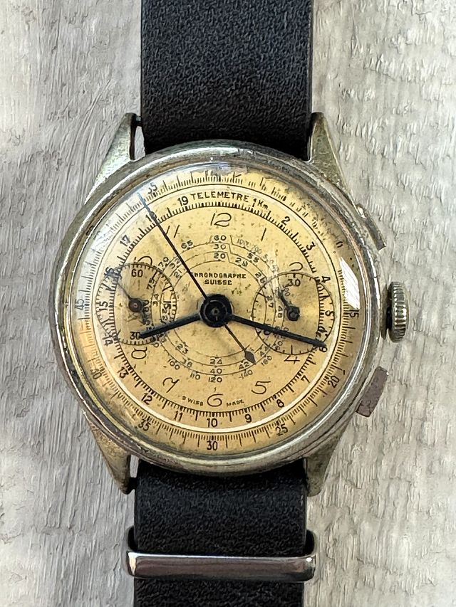 Reloj Cronógrafo Vintage Chronographe Suisse