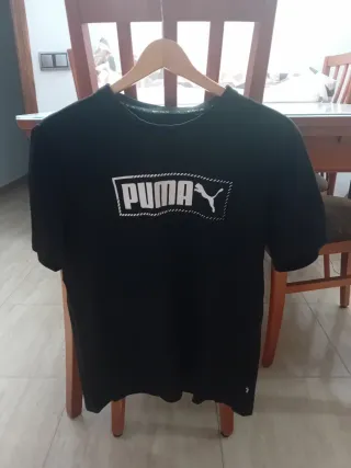 Camiseta Puma Hombre Negra