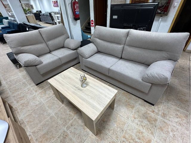 ¡OFERTA! Sofás 3 + 2. Beig Bali. ¡SELLADO!
