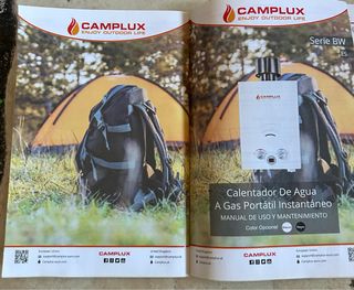 Calentador de agua Camplux para caravana