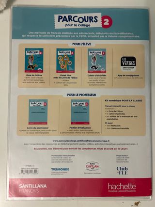 Cahier d'activités 2 ESO français