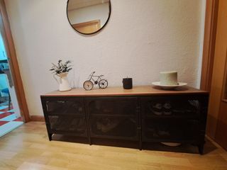 Mueble TV/Zapatero Metal y Madera