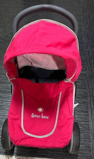 Carro de juguete rosa Silver Line