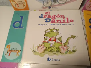 Lote 7 libros Juega con la b, c, d, g, h, q, n