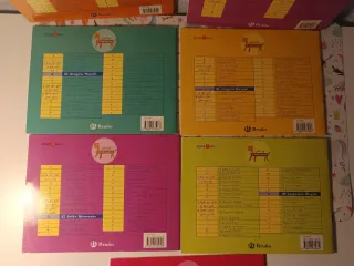 Lote 7 libros Juega con la b, c, d, g, h, q, n