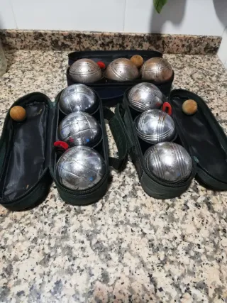 3 Juegos de Bolas Petanca con Funda.