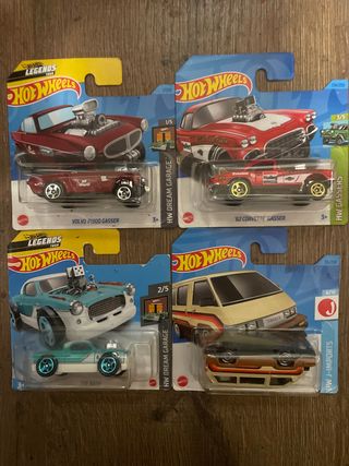 Lote 4 Hot Wheels Legends Gassers Imports