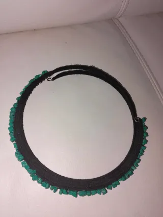 Collana con turchesi grezzi