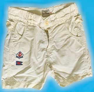 Calções Criança Unissexo Amarelo Suave