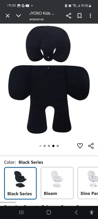 Reductor para Silla de Coche Negro