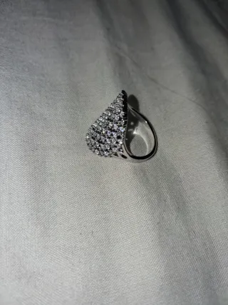 Anillo Oro Blanco y Diamantes